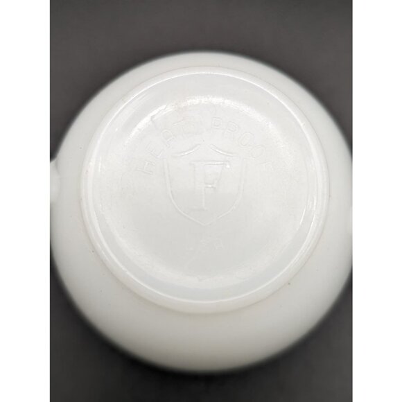 1960's Federal Milk Glass Vintage Soft Green Accent Sugar Bowl - Picture 4 of 6